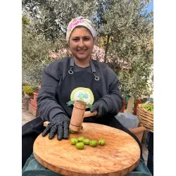 Yeşil Kırma  Zeytin Sofralık (1Kg) Yeni Sezon